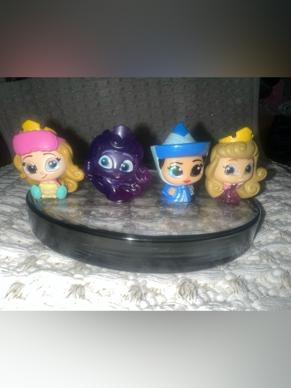 Disney Sleeping Beauty Doorables Set Aurora Merryweather Toy Figure HTF RARE